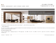 Tablet Screenshot of carltom-immobilien.com